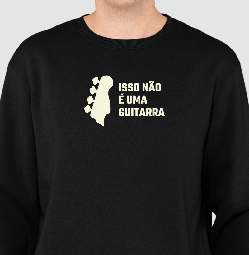Camisa "Isso não é uma guitarra"