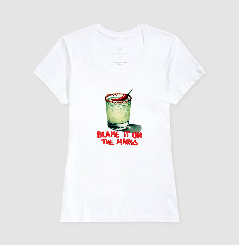 Camiseta Feminina Blame it on 