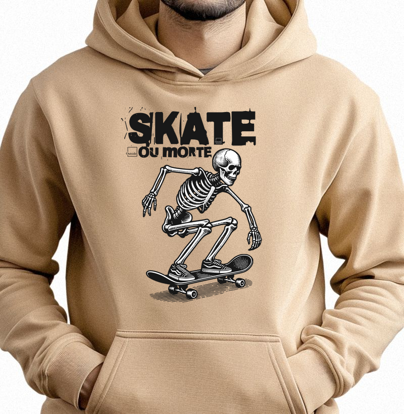 Moletom Canguru - Skate ou Morte