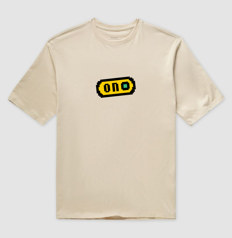 Camiseta Oversized Gamer “ON" Pixeled
