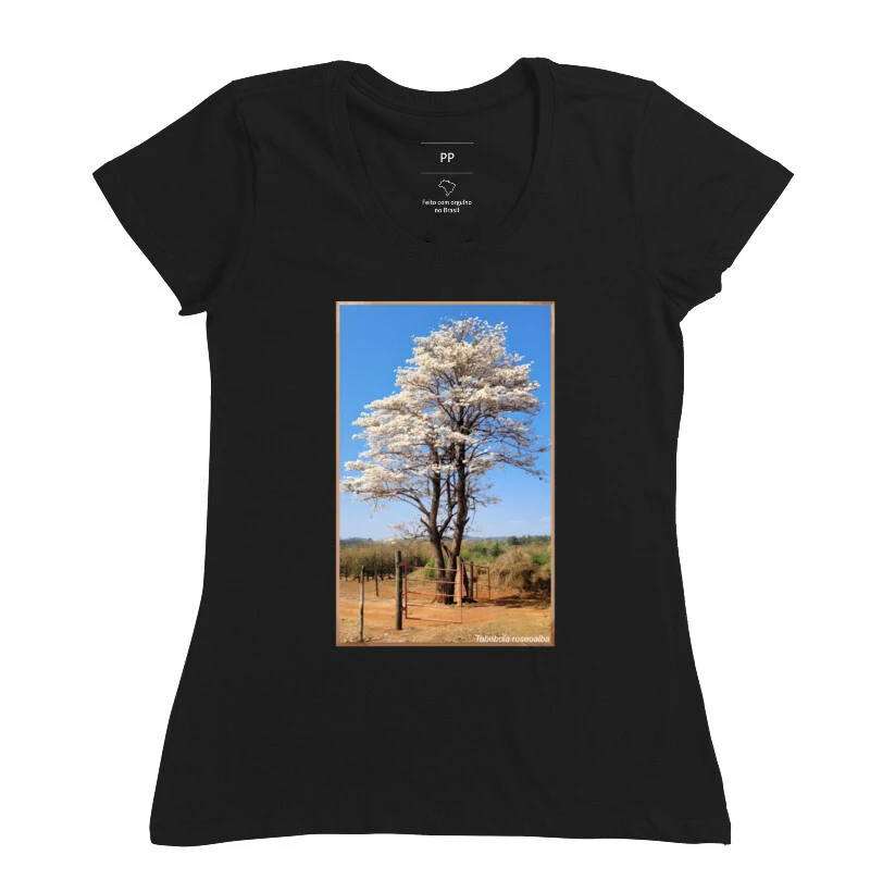 Tabebuia roseoalba (Ipê-branco) t-shirt