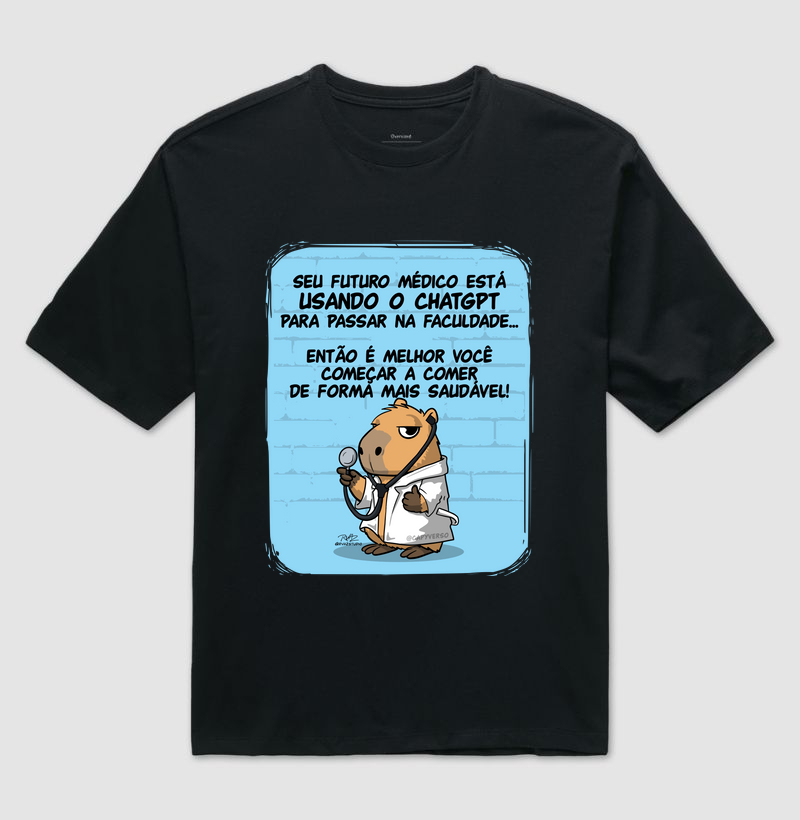 Camiseta Capivara Médico