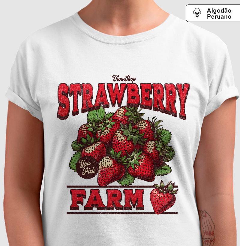 strawberry farm - morangos