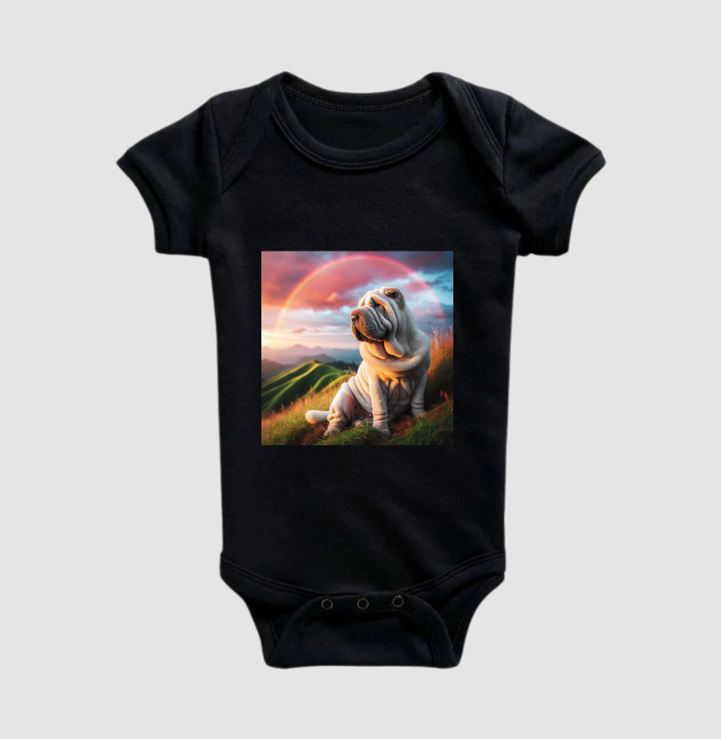 Sharpei Over the Rainbow - Body Infantil