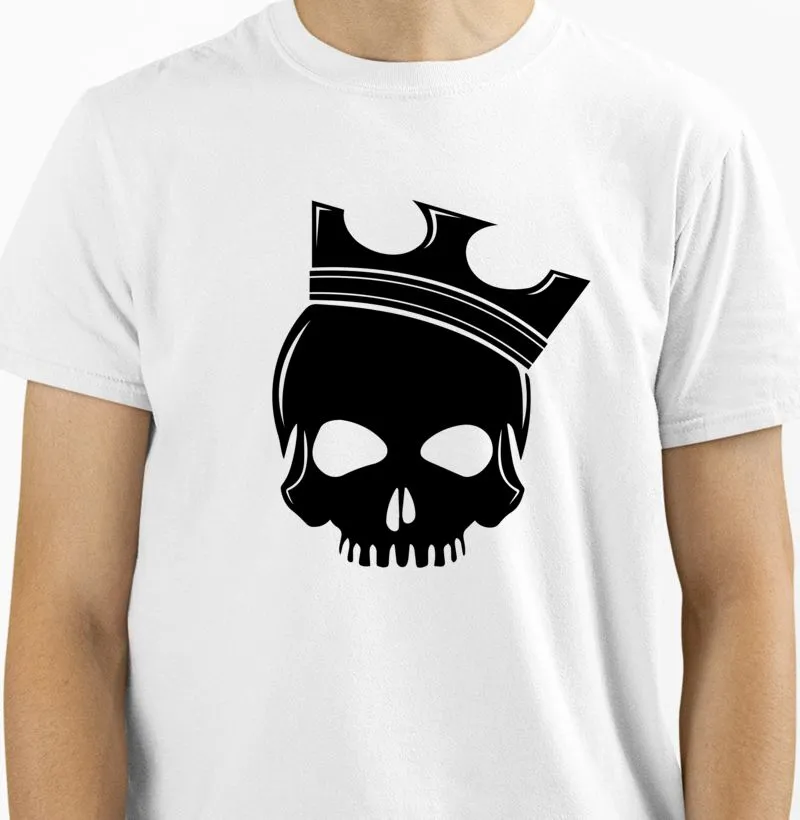 Basic Skull Black - Algodão Peruano