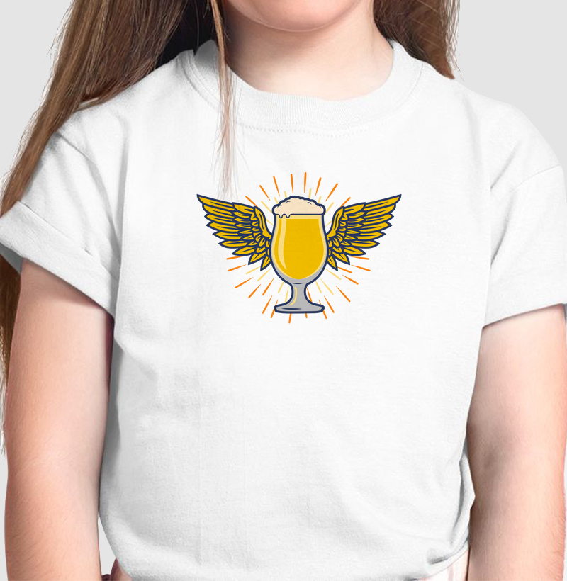 Cerveja: Camiseta Infantil - Celebrando a Arte com Estilo e Originalidade