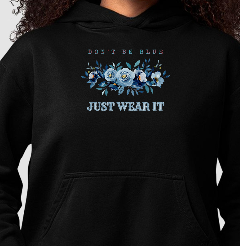 HONESTEE DON´T BE BLUE Hoodie