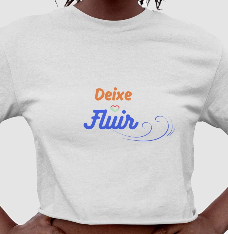 Deixe Fluir - camiseta 