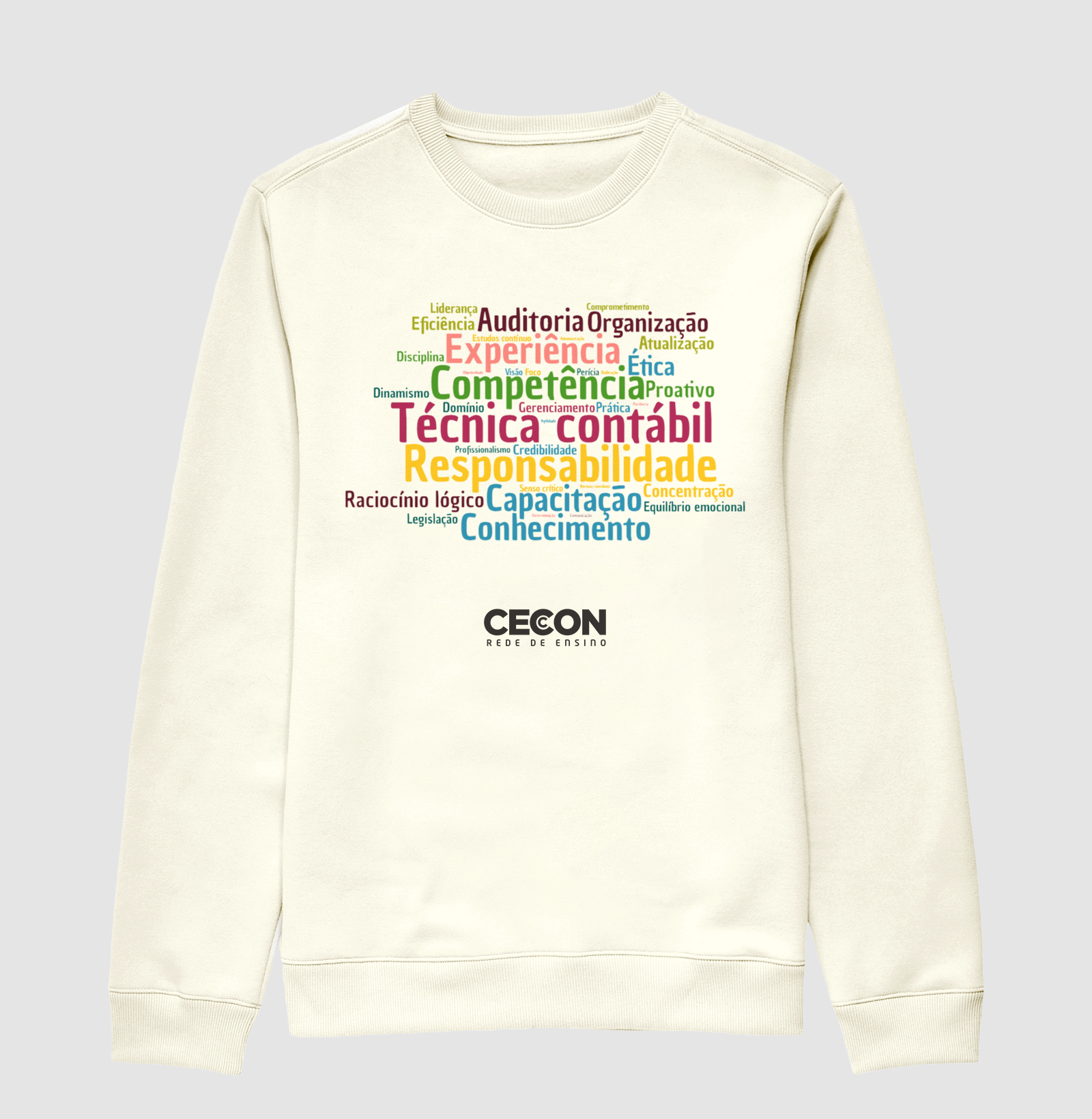Camisa palavras contabilidade