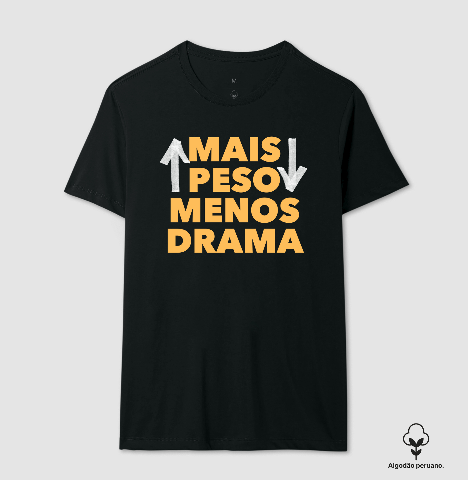 Mais peso, menos drama. 