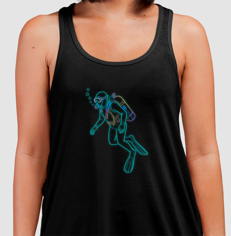 Mergulhador Neon Grande