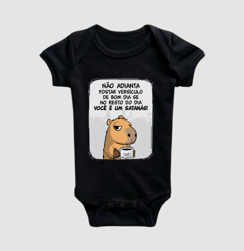 Camiseta Capivara Você é um Satanás