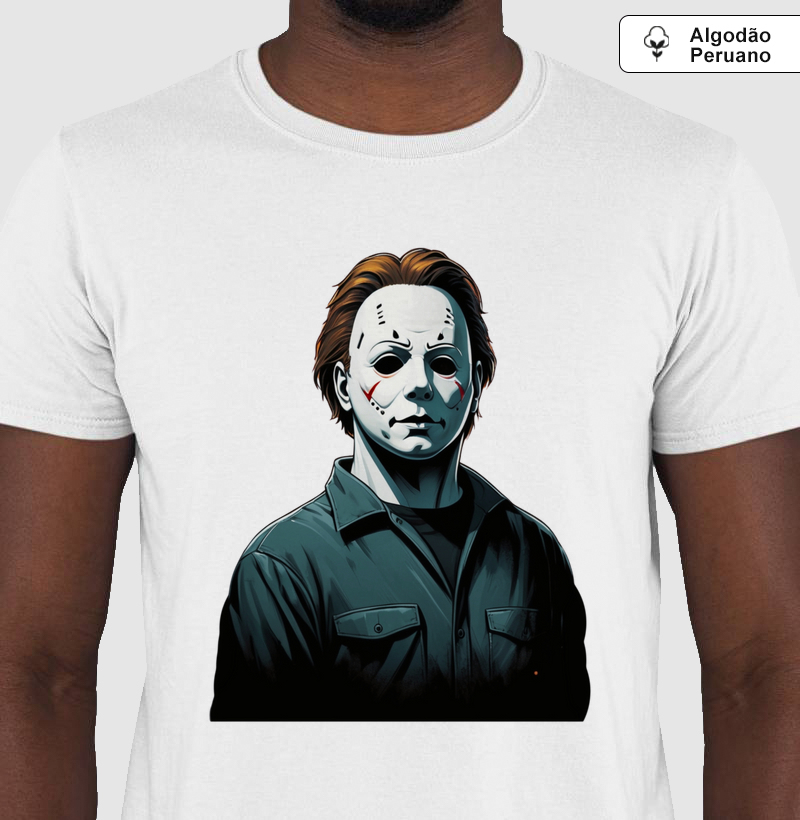 Camiseta Algodão Peruano Presença Sombria