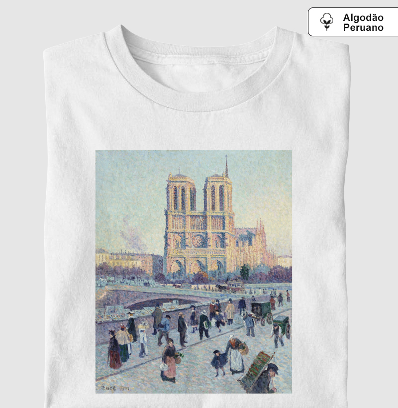 The Quai Saint-Michel and Notre-Dame (1901) by Maximilien Luce
