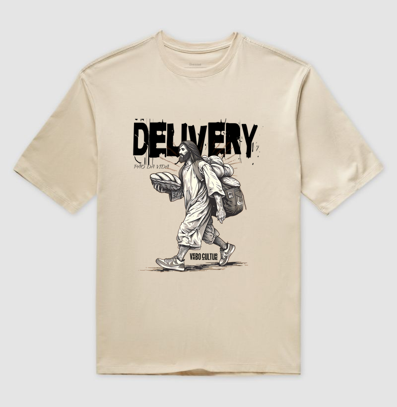 CAMISETA OVERSIZED "PÃO DA VIDA"