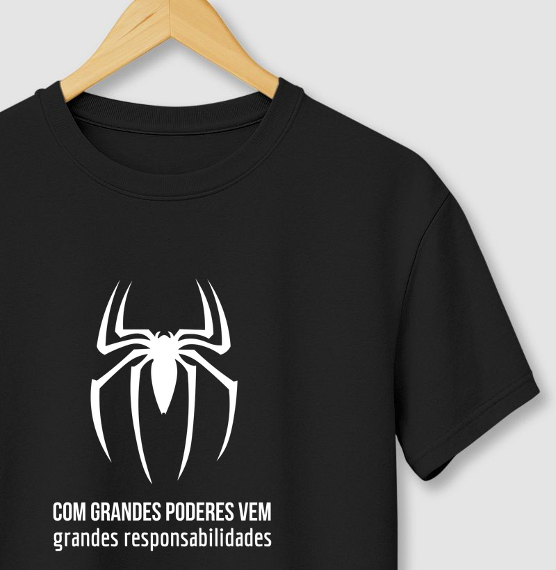 Com grandes poderes vem grandes responsabilidades - Homem Aranha