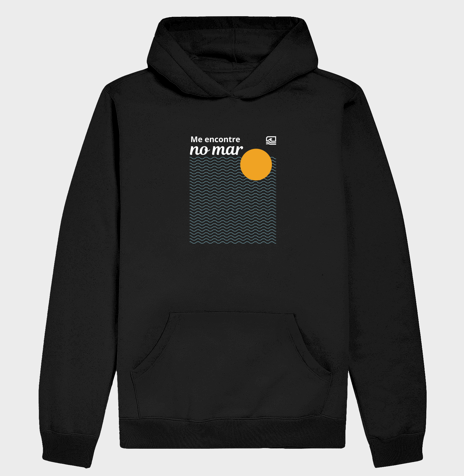 "Me Encontre no Mar" (Moletom hoodie)