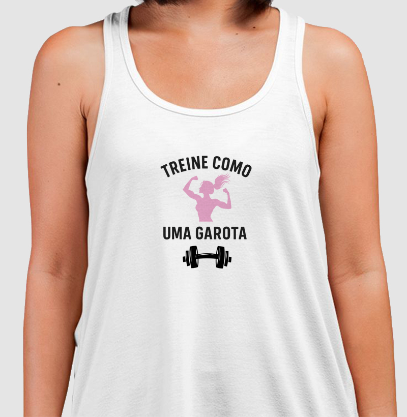 Camiseta Treine como uma Garota