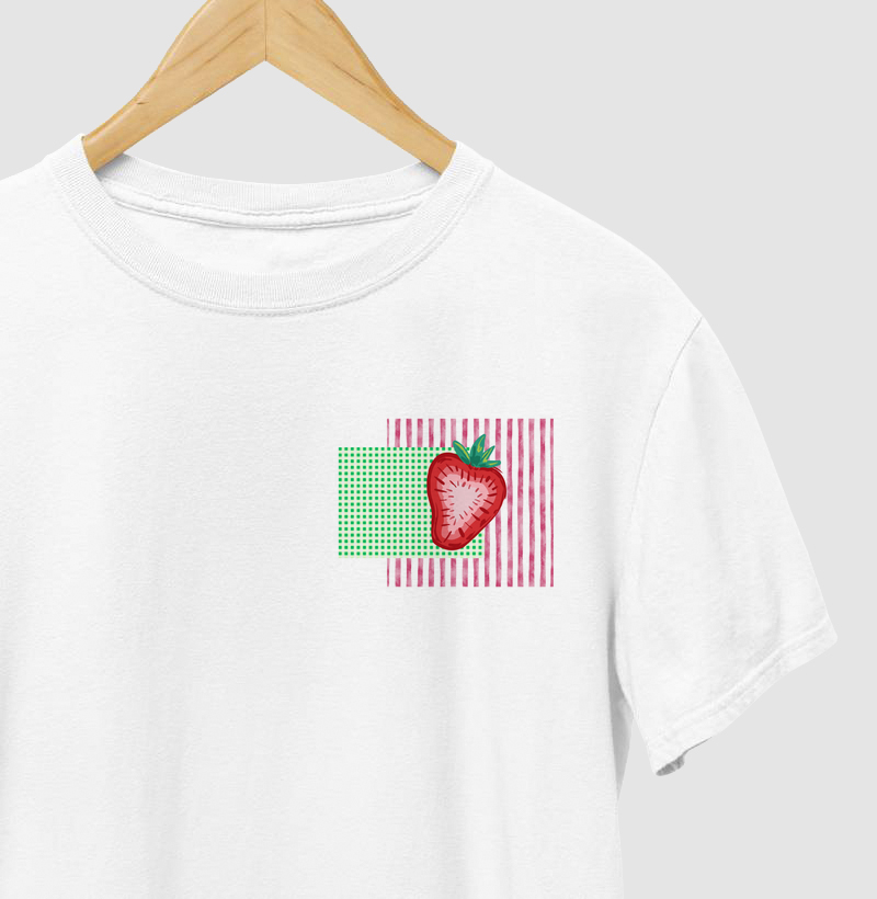 T-shirt Morango listrado