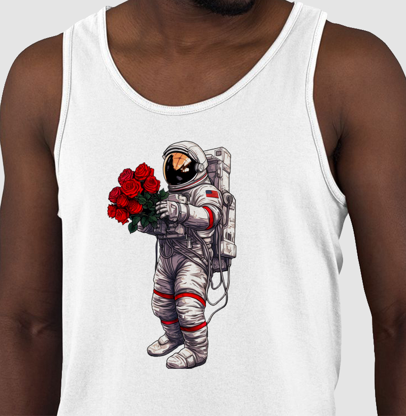 Camiseta Astronauta Rosas