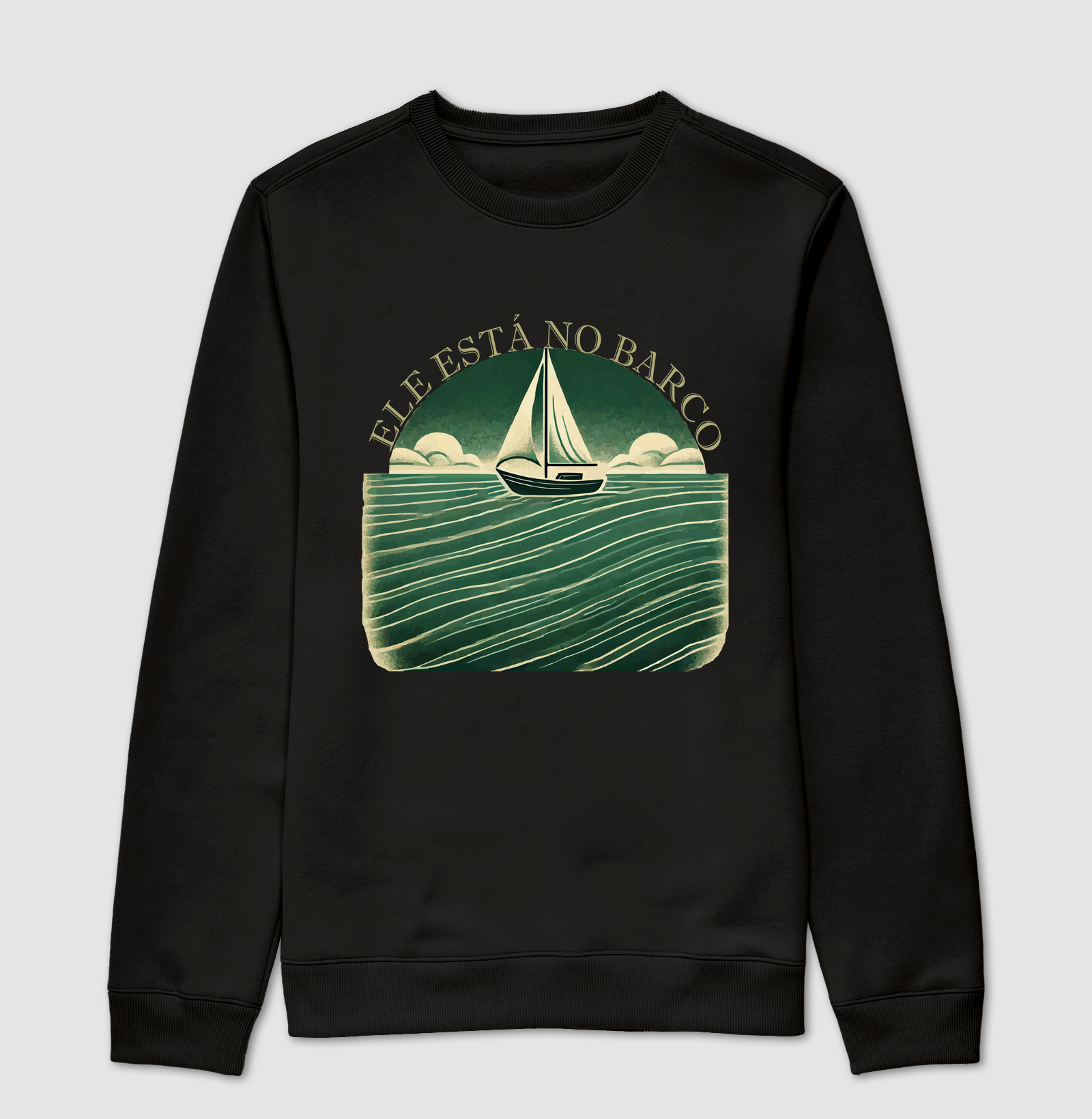 Ele está no barco! 🌊⚓