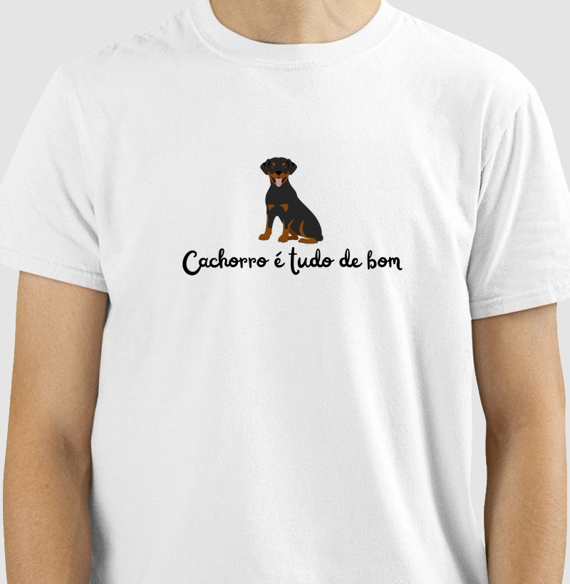 Camiseta Cachorro é tudo de bom