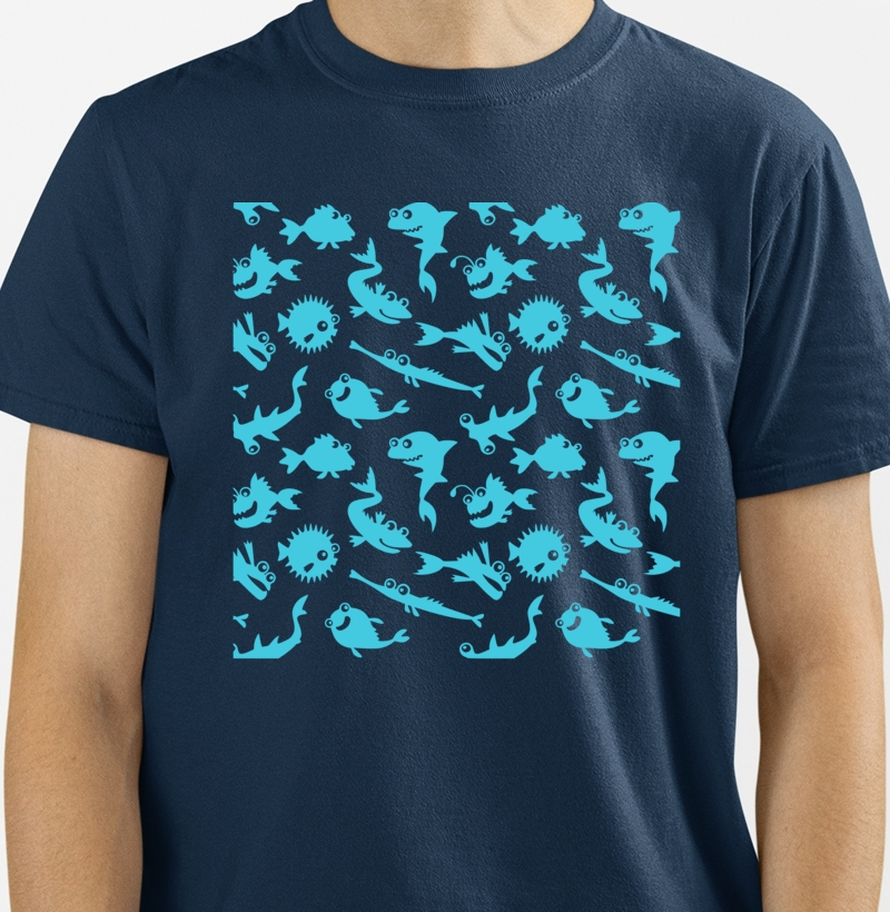 Funny blue