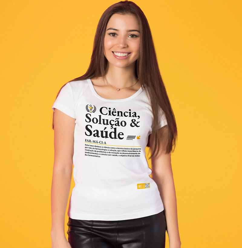 Camiseta Farmácia Ciência