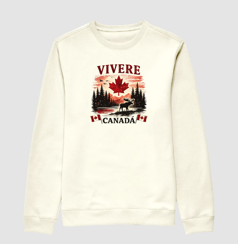 Suéter moletom Vivere Canadá