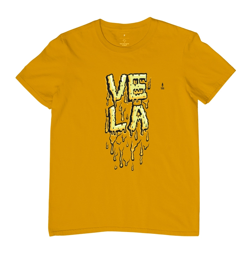 Camiseta Vela skate : Fire Vela skateboards