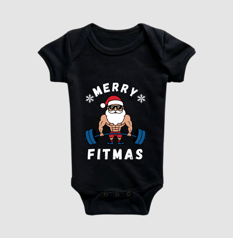 Merry Fitmas Papai Noel bombado