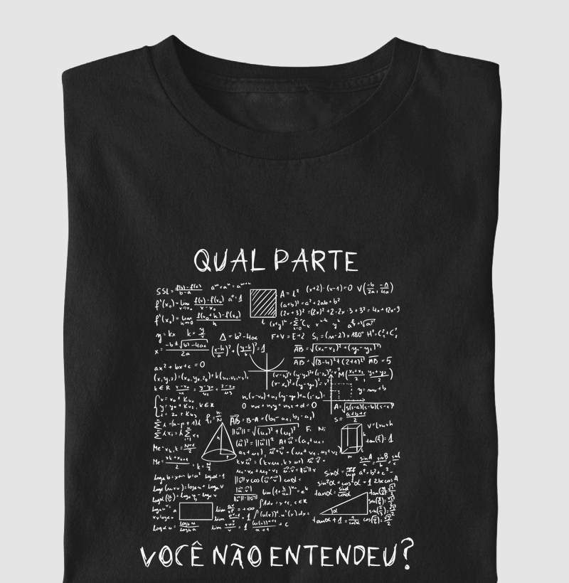 Qual parte você não entendeu? - Matemática