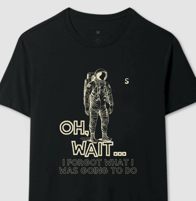Esqueci o que eu ia fazer Camiseta Estampada Supernova