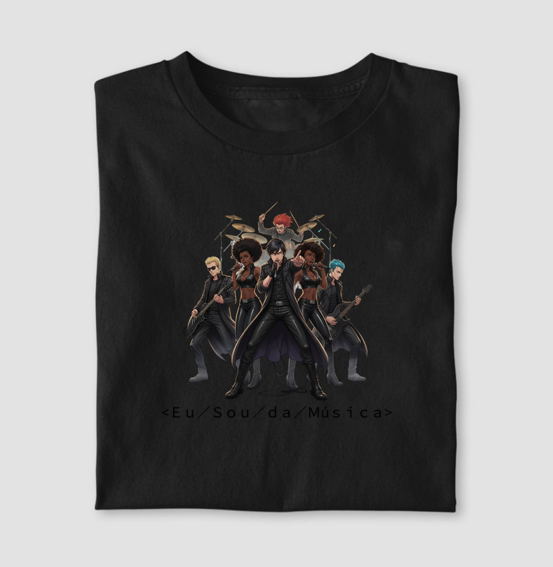Camisas Musicais Anime Cultura Geek