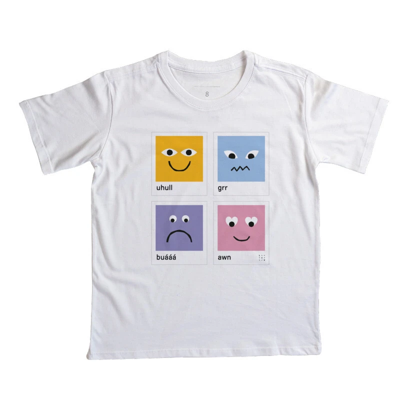 Camiseta Mini "Emoções Básicas"