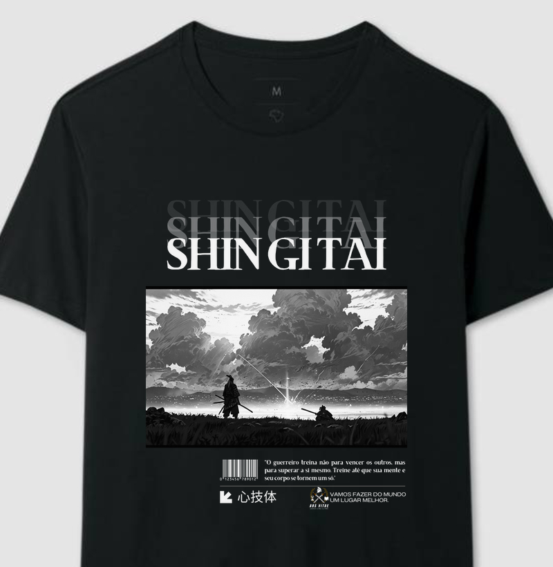 Camiseta Shin Gi Tai - O Espírito do Guerreiro
