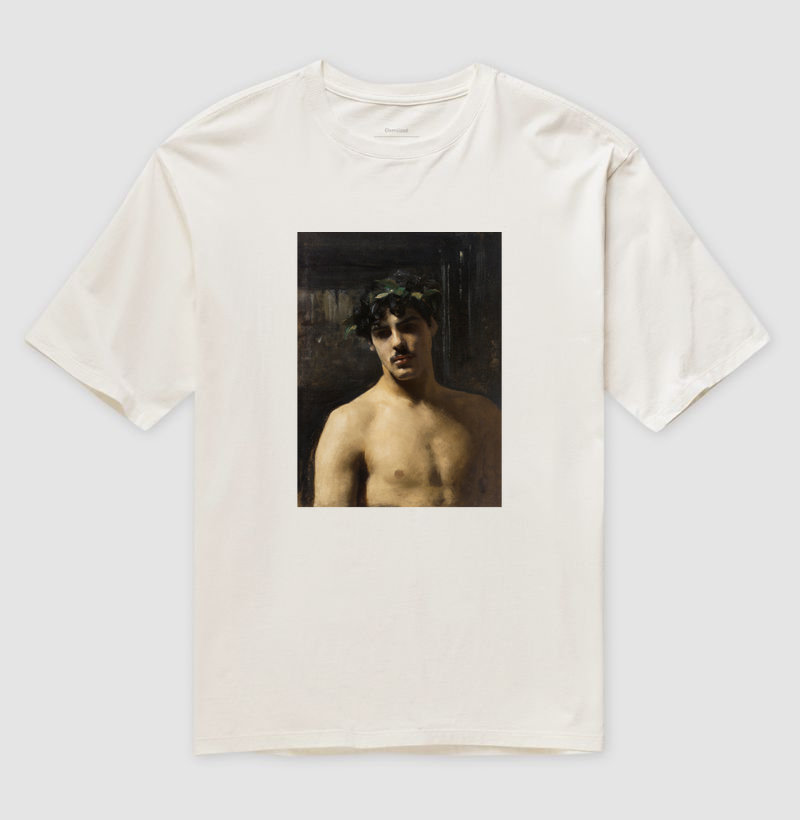 Man Wearing Laurels