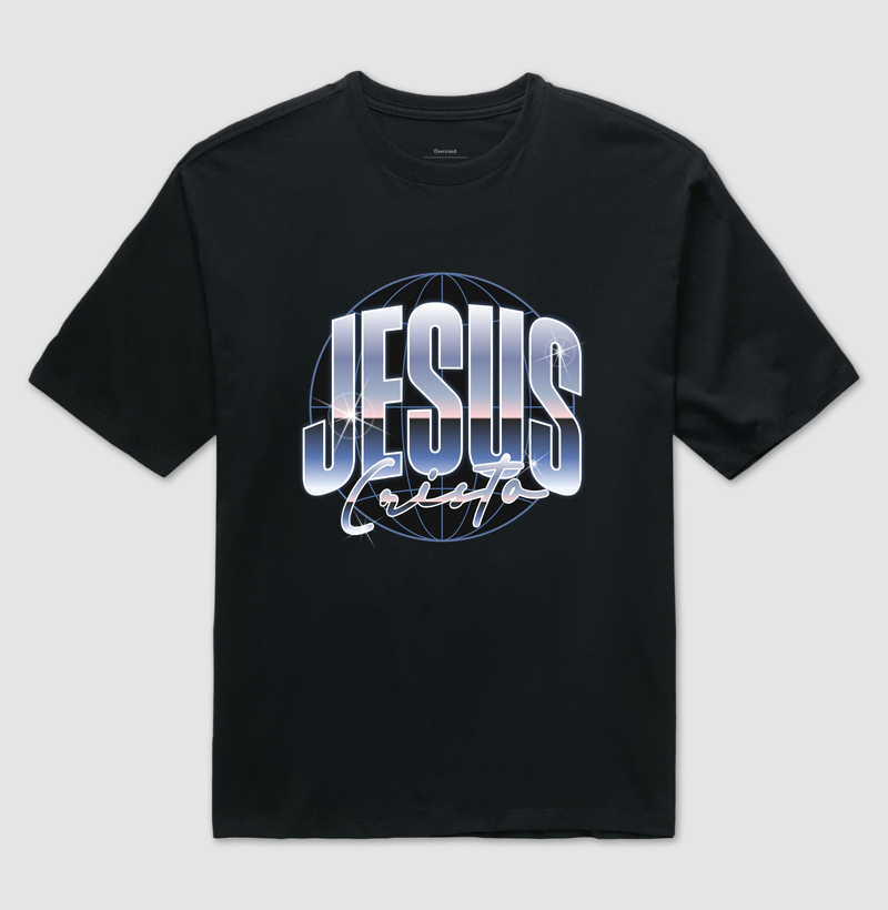 Jesus Cristo - A Luz do Mundo (Oversized Masculino)