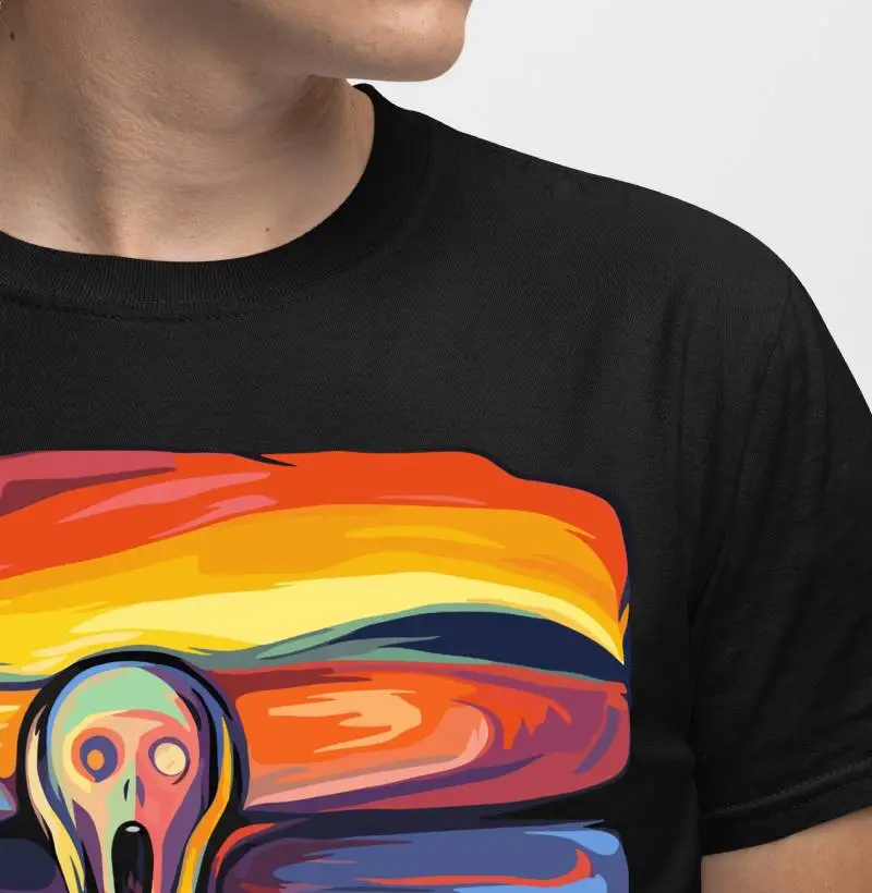 Camiseta O Grito de Munch