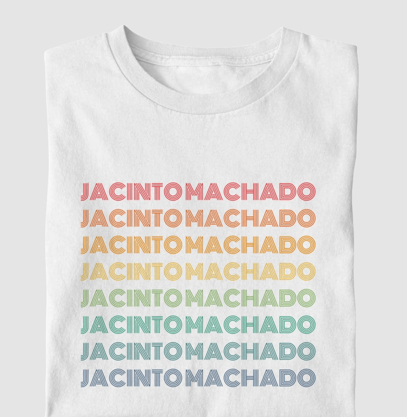 Jacinto Machado Letreiro Retrô