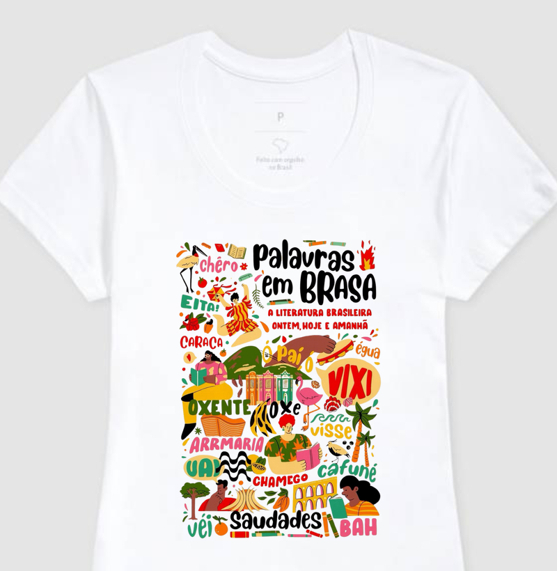 Camiseta Palavras Brasileira