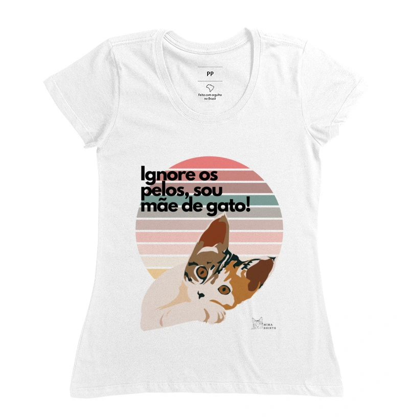Camiseta "Ignore os pelos"