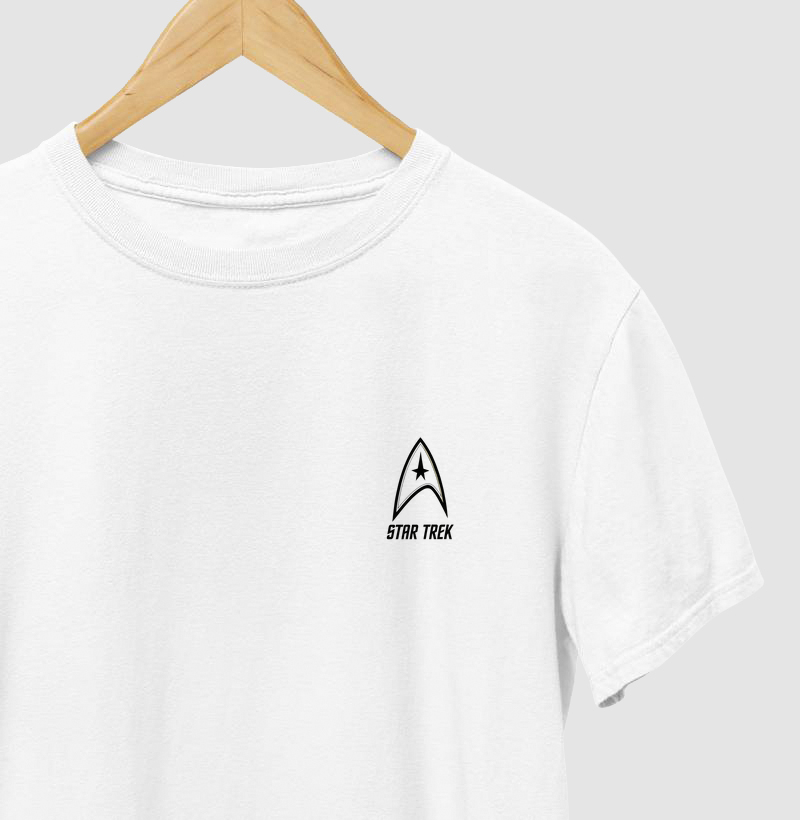 Star Trek Minimalista – Camiseta Clássica da Frota Estelar