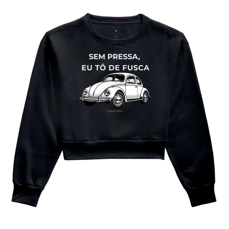Sem pressa, eu tô de fusca - Branco