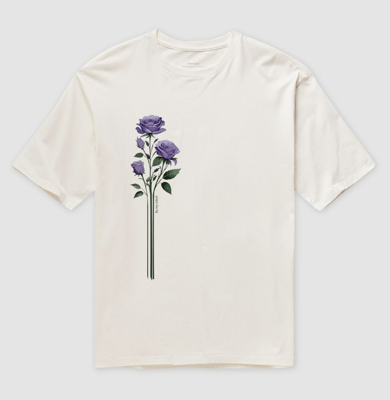 Rosas Violetas - Oversized