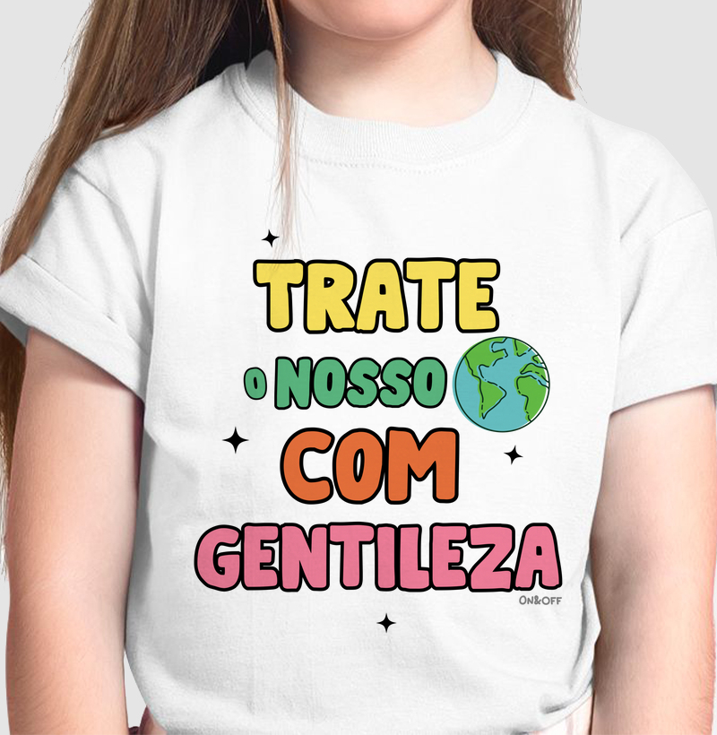 Trate nosso planeta com gentileza Rosa