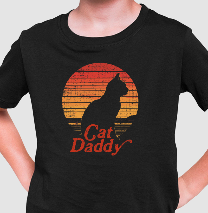 Cat Daddy – Estilo Retrô para Pais de Gato