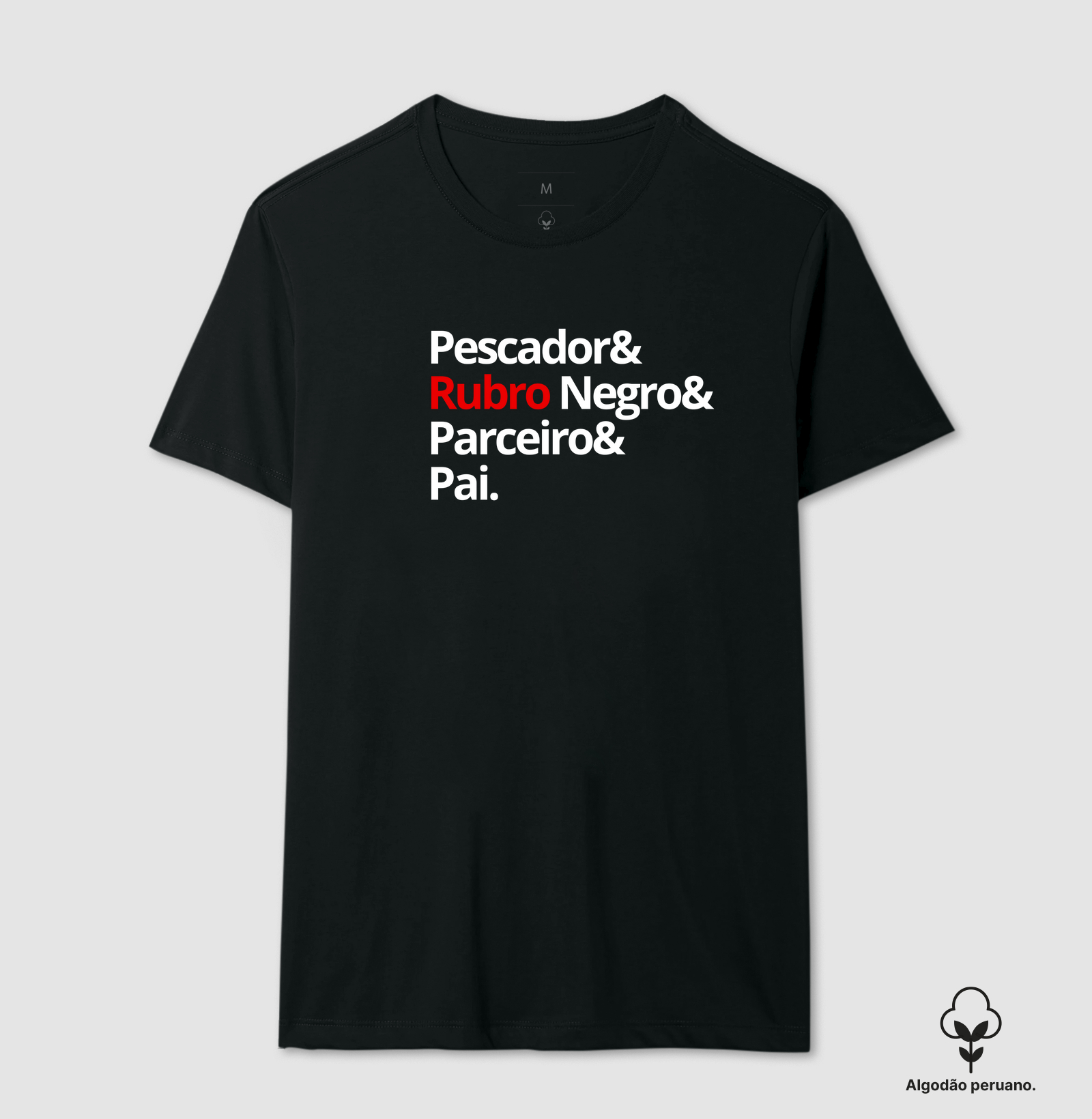 RUBRO NEGRO PAI - CAMISETA PREMIUM