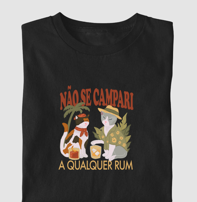 Camiseta - Não se Campari a qualquer Rum