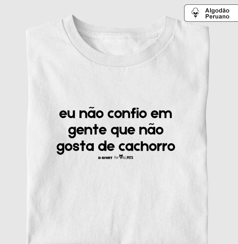 não confio
